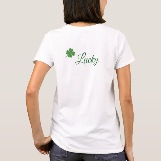 Feeling Lucky Irish T-shirt (Achterkant)