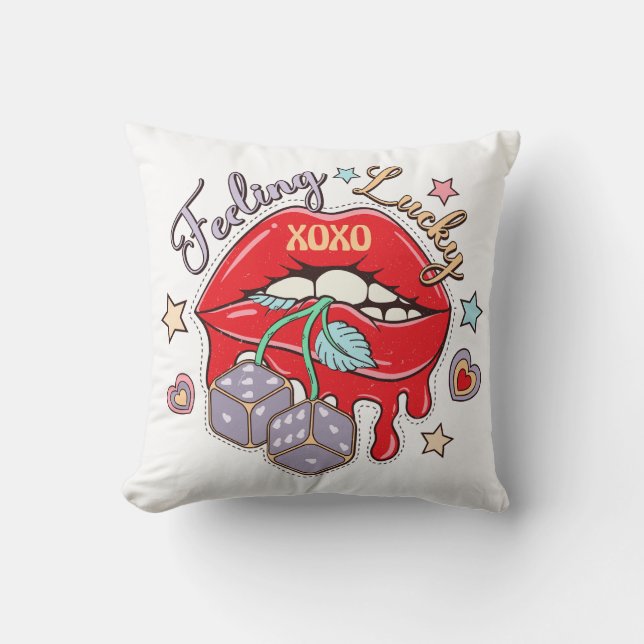 Feeling Lucky Kussen (Voorkant)