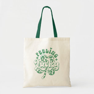 Feeling Lucky Shamrock   St. Patrick's Day Tote Bag