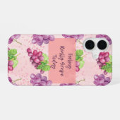 Feeling Really Grape Today iPhone 16 Hoesje (Achterkant horizontaal)