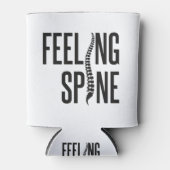 Feeling Spine Funny Chiropractor Team Blikjeskoeler (Voorkant)