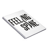 Feeling Spine Funny Chiropractor Team Notitieboek (Rechterzijde)