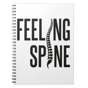 Feeling Spine Funny Chiropractor Team Notitieboek