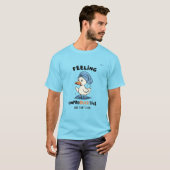 “Feeling unPRODUCKtive” Funny Duck T-Shirt (Voorkant volledig)