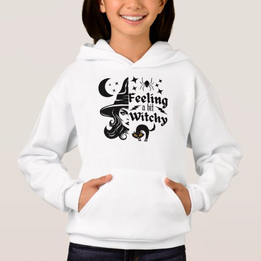 Feeling Witchy drôle sorcière d'Halloween (Devant)