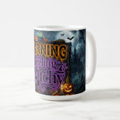 Feeling Witchy Mug – Spooky Coffee Cup (Devant droit)