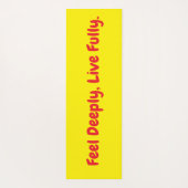 feelings is yogamat (Achterkant)