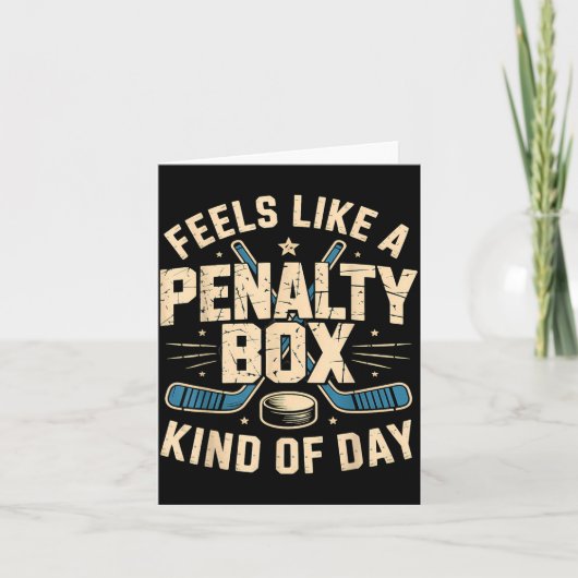 Feels Like A Penalty Box Kind Of Day Kaart (Voorkant)