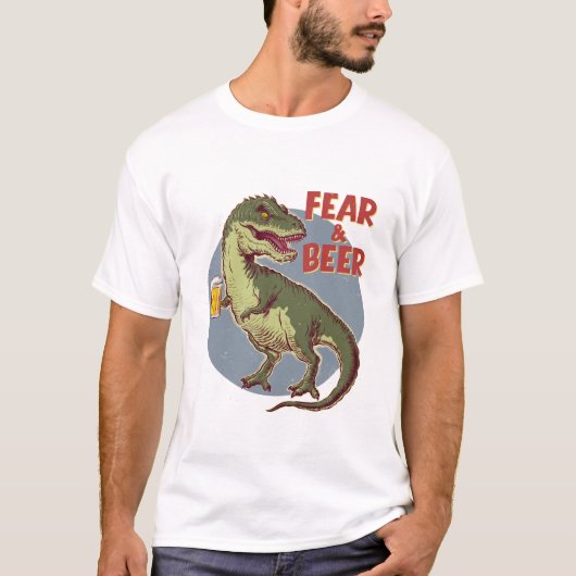 Feer en bier t-shirt (Voorkant)