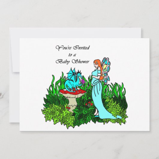 Féerie Baby shower Invitation (Devant)