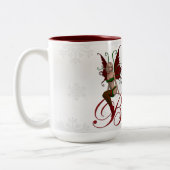 Féerie de Noël Croire Design1 Imaginaire Mug (Gauche)
