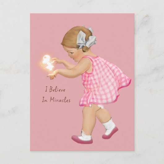 FÉERIE VINTAGE FILLE | Carte postale (Devant)