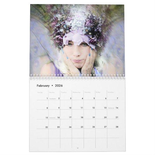 Féeries dans le calendrier de forêt (Feb 2026)