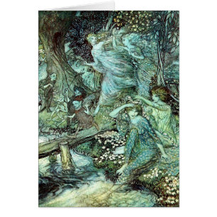 Féeries d'Arthur Rackham, bleu