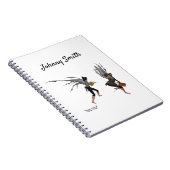 Féeries de pluie pour garçon jumeaux Carnet spiral (Côté Droit)
