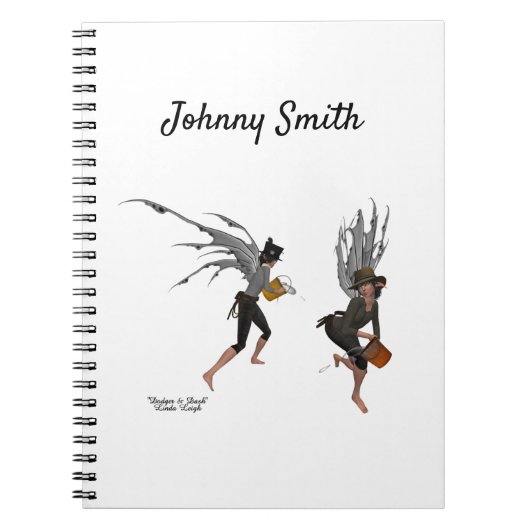 Féeries de pluie pour garçon jumeaux Carnet spiral (Devant)