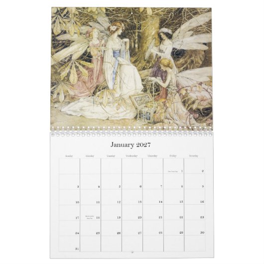 Féeries fabuleuses Calendrier 2011 (Jan 2027)