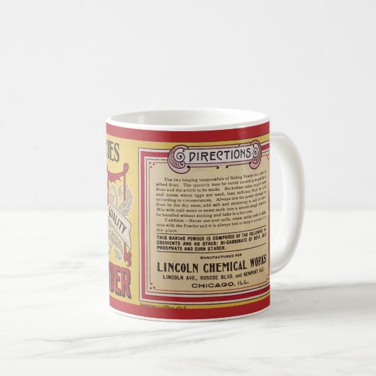 Fées Baking Poudre Mug (Devant droit)