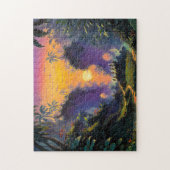 Fées dans la jungle du coucher du soleil - Puzzle (Vertical)