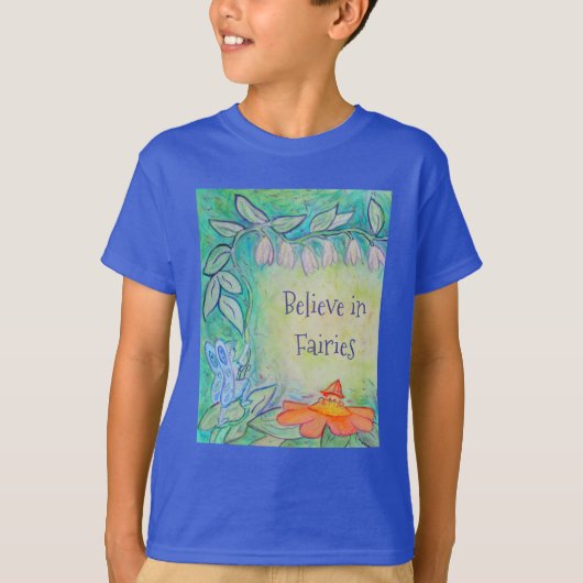 Fées dans le T-shirt de l'enfant sur mesure du jar (Devant)