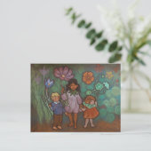Fées de la Fête des Fleurs de Printemps carte post (Debout devant)