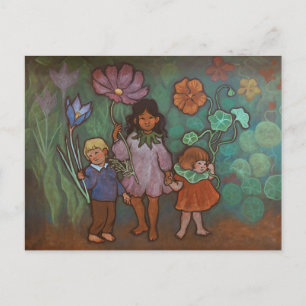 Fées de la Fête des Fleurs de Printemps carte post