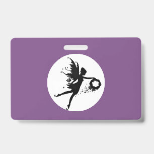 Fées de la pleine lune Badge en plastique - Horizo
