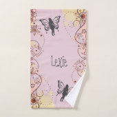 Fées d'Imaginaire Floral Personnalisées (Serviette à main)