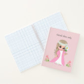 Fées et Fleurs sur Cahier Rose Clair (Intérieur)