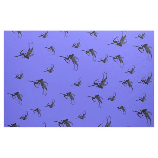 fées fées contes de fées tissu motif violet (Yard)