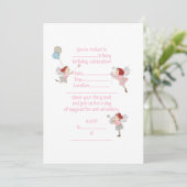 Fées Red Head Invitation d'anniversaire (Debout devant)