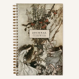 Fées Vintages personnalisées Art Dotted Journal