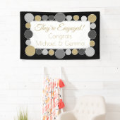 feest! Aangepast verloving banner!! Spandoek (Insitu)