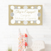 feest! Aangepast verloving banner!! Spandoek (Insitu)