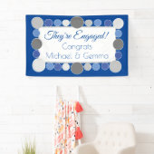 feest! Aangepast verloving banner!! Spandoek (Insitu)