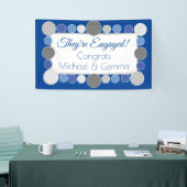 feest! Aangepast verloving banner!! Spandoek (Beurs)