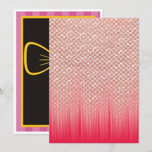 Feest-, Afstudeer- en Levens Aankondigingskaarten Aankondiging (Voorkant / Achterkant)