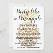 Feest als een ananas 2019 Graduation Party Kaart (Voorkant)