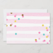 Feest als een ananas verjaardag uitnodiging (Achterkant)