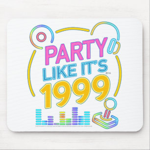 Feest Als Het 1999 Is®™ – Neon Soundtrack Muismat
