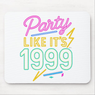 Feest Als Het 1999 Is – Neon Voltage Muismat