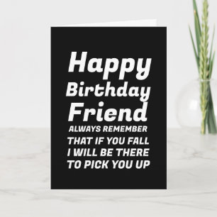 Feest Als Je Herfst Grappig Happy Birthday Vriend Kaart