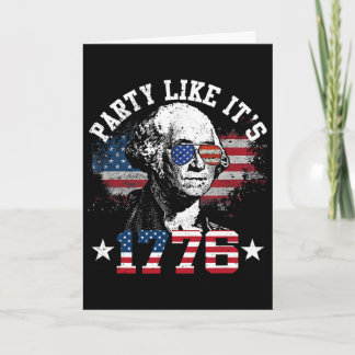 Feest Als Of Het 1776 Is Grappige 4e Juli George W Kaart