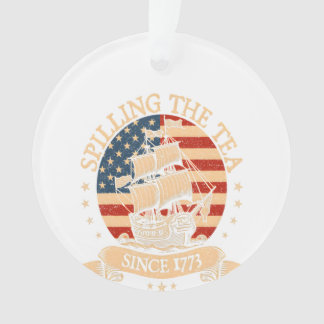Feest alsof het 1776 is - Retro Patriotic Bow Ornament