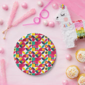 Feest Bauhaus Stijl Papieren Bordje (Feest)