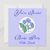 Feest bij de zoete Hortensia Brug Kaart (Achterkant)