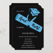 Feest! Blue2 Kaart (Voorkant / Achterkant)