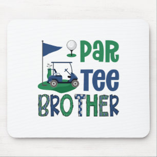 Feest Broer Golf Liefhebber Verjaardagsfeest Famil Muismat