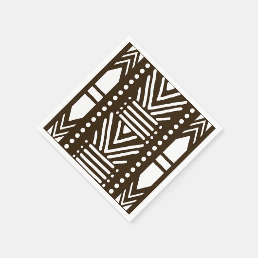 Feest, Bruiloft Afrikaanse modder doek tafel serve Servet (Hoek)