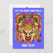 Feest Combo Pk Kies uit Heksen Dokter Nar Clown Uitnodiging Briefkaart (Voorkant / Achterkant)